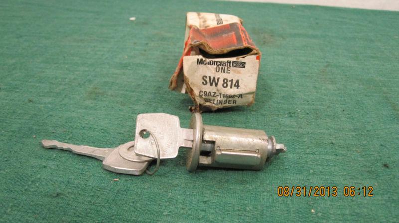 Motorcraft ignition switch cylinder and keys 1969 ford