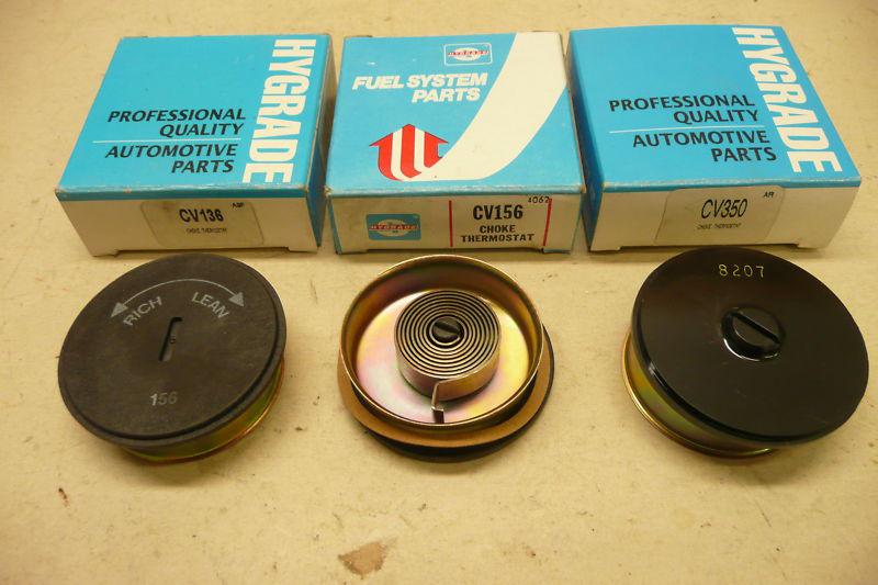 3 misc new gm chevrolet rochester carburetor choke thermostats