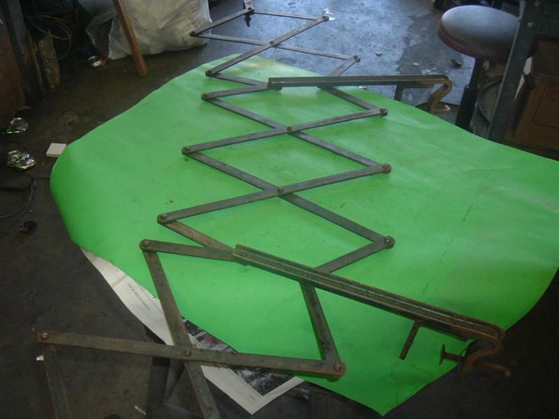 Vintage running board luggage rack. model t- chev- buick- packard- 10s- 20s-30s