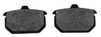 High grade kevlar oe style brake pads for rear 1983-1984 harley flhs