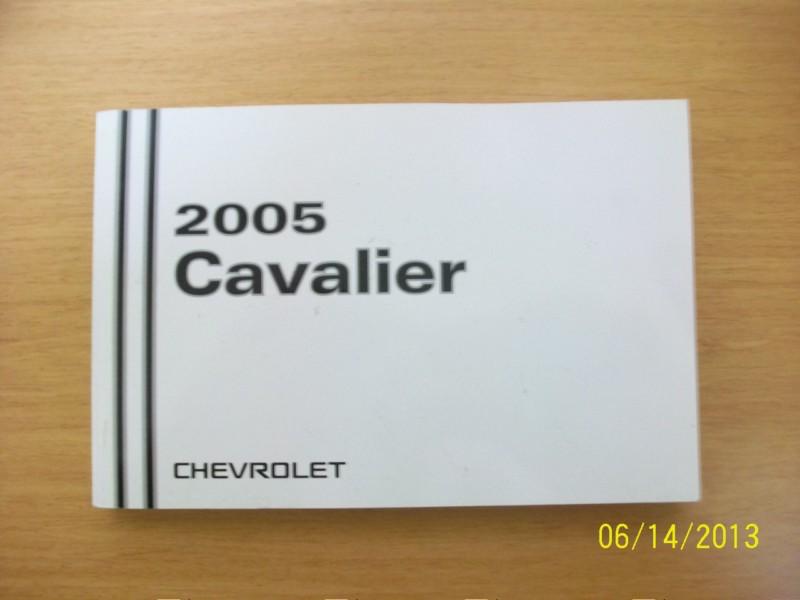 2005  chevy cavalier   owners manual 
