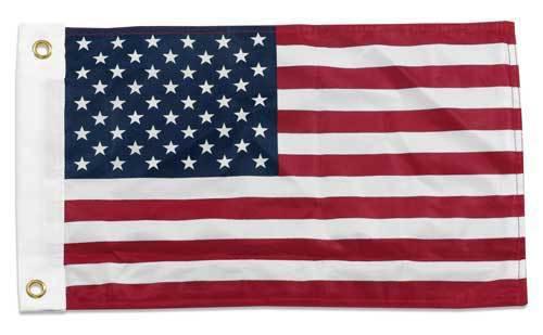 New 24x36 inch american usa poly knit marine boat flag