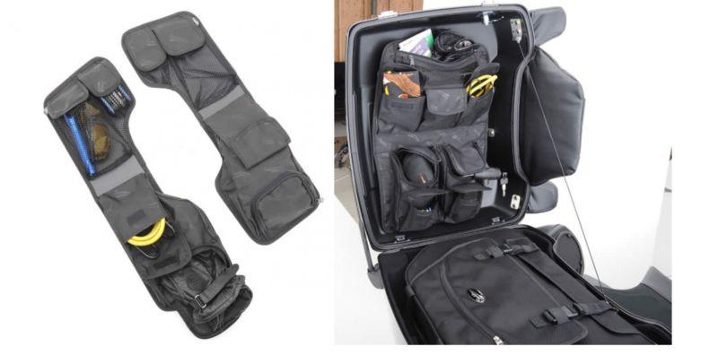 Saddlemen saddlebag lid and tour pak pack organizer set for harley davidson flh