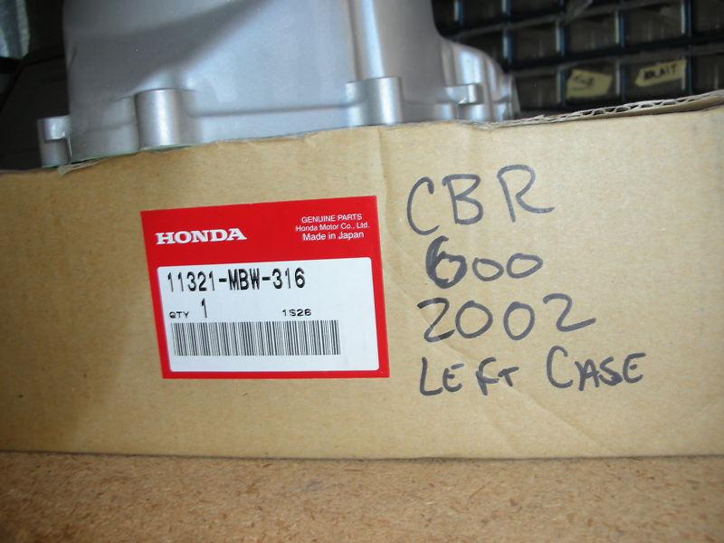 2002 honda cbr 600 left case