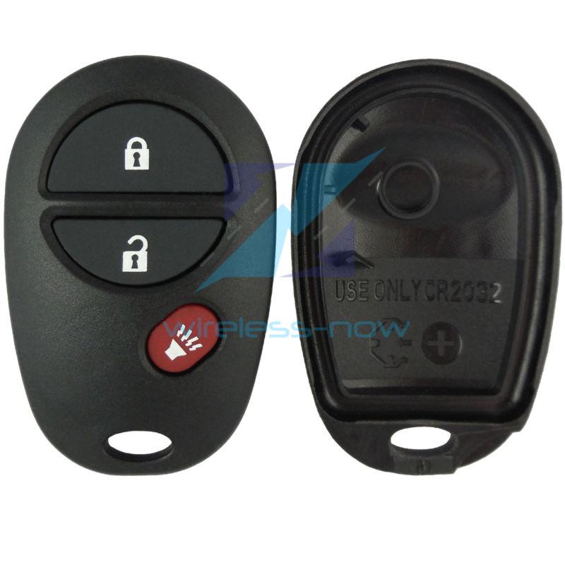 New replacement keyless entry remote key fob case shell button pad - 3 buttons