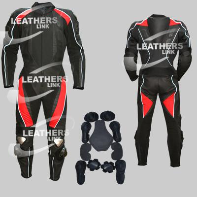 Biker motorcycle motorbike racing leather plus textile suit mst-97(us 38,40,42)
