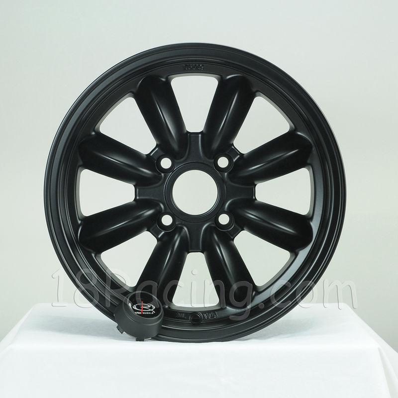Rota wheel rb 16x7 +40 4x100 flt black  56.1 perfect  fit for  mini  cooper