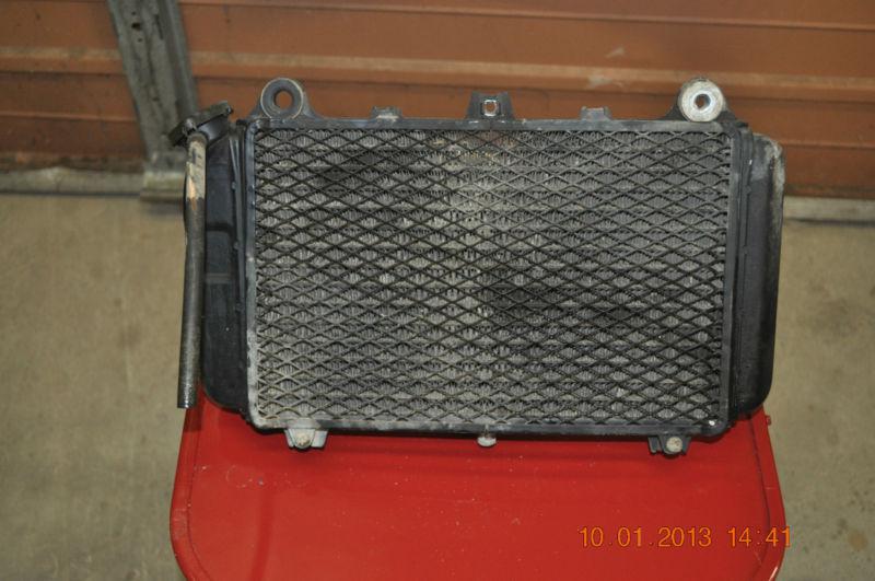 Kawasaki mojave 250 87-04 radiator out of a 2001 model year comes with hoses cap