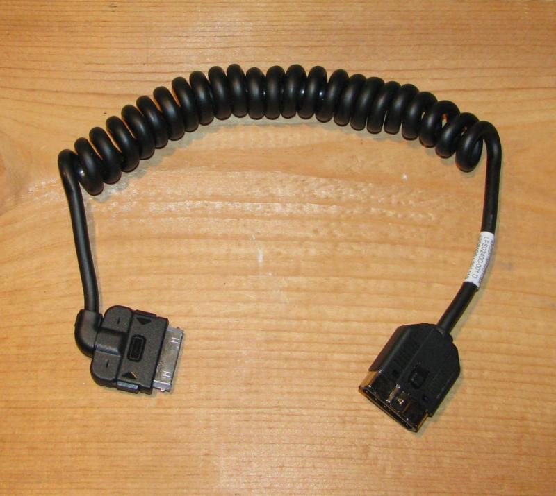 Land rover lr3/lr4 range rover/sport iphone/ ipod cable oem ah22-19h461-aa