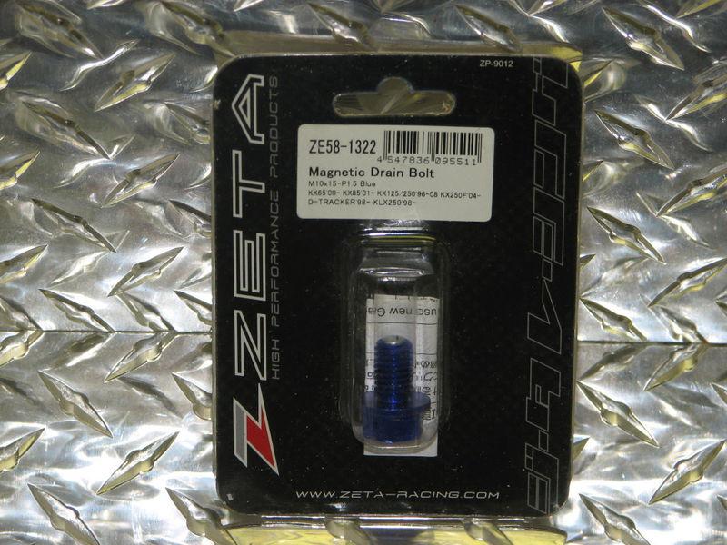 Zeta magnetic drain bolt fits kawasaki kx 250 f kx250 f 2004-11