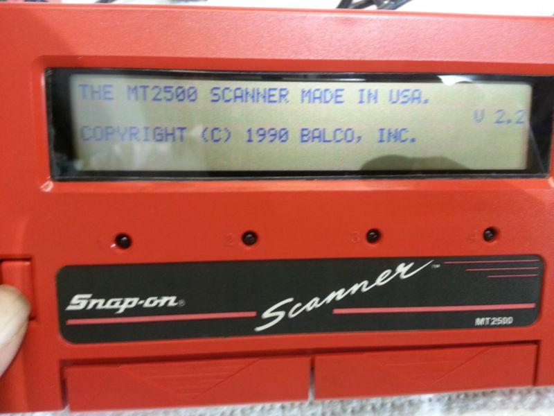 Snap-on mt2500 scan tool