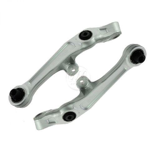 Front lower forward transverse control arm driver pass pair for 350z g35 rwd