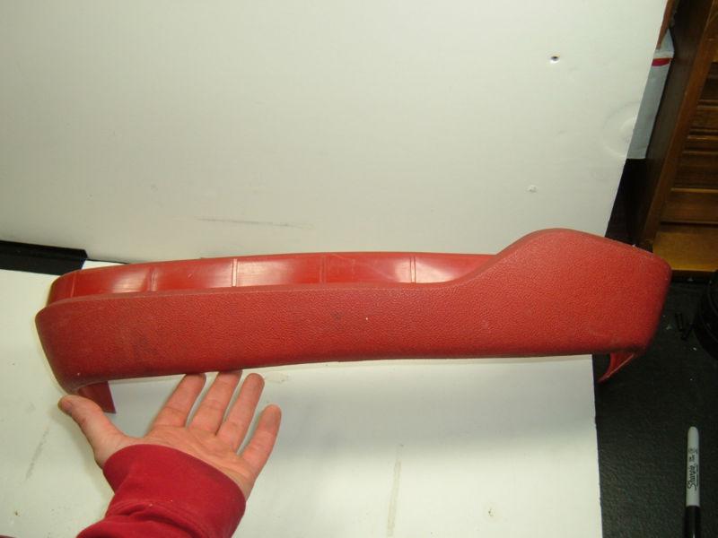 1961 1962 ford galaxie seat trim moulding surround red #1126
