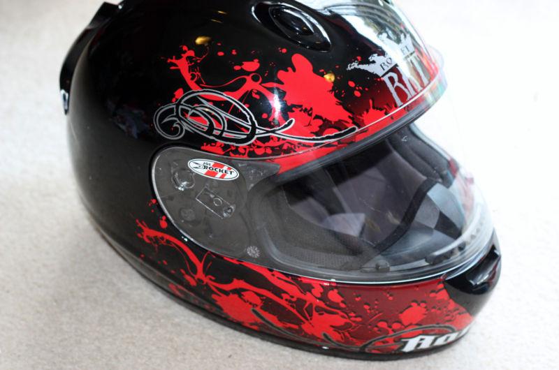 **joe rocket 101 stain motorcycle helmet red black rxt 101 adult xxl