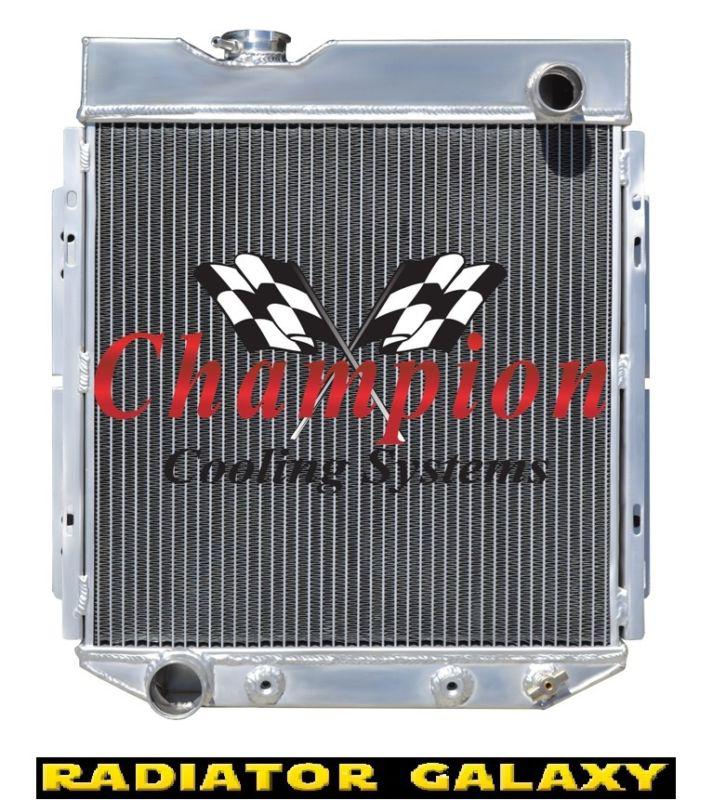 1960-1965 ford ranchero 3 row 17" core champion radiator by radiator galaxy