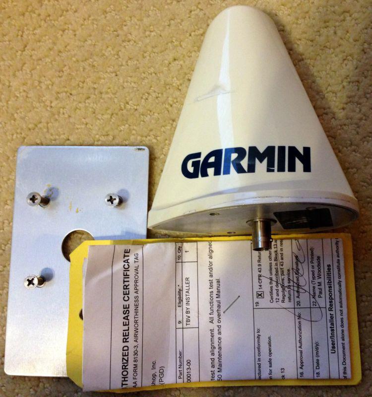 Garmin gps antenna blade type 011-00013-00 w faa 8130-3 export cert + yt "look"!