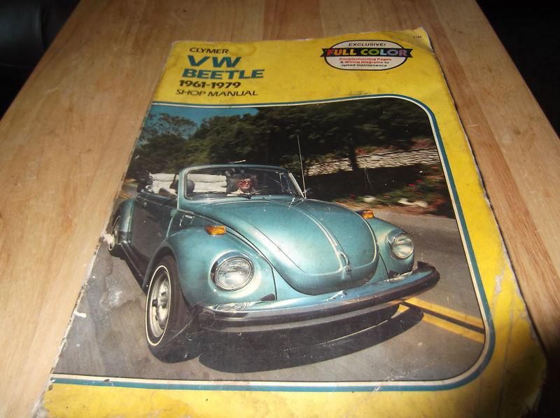 Cylmer vw beetle repair shop manual volkswagen #275