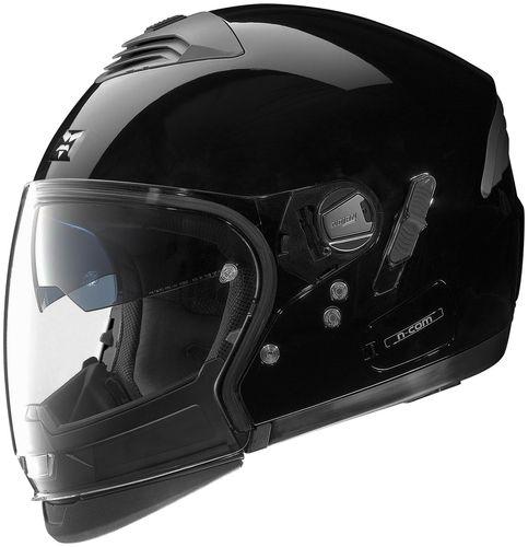 Nolan n43e trilogy outlaw gloss black street motorcycle helmet size large