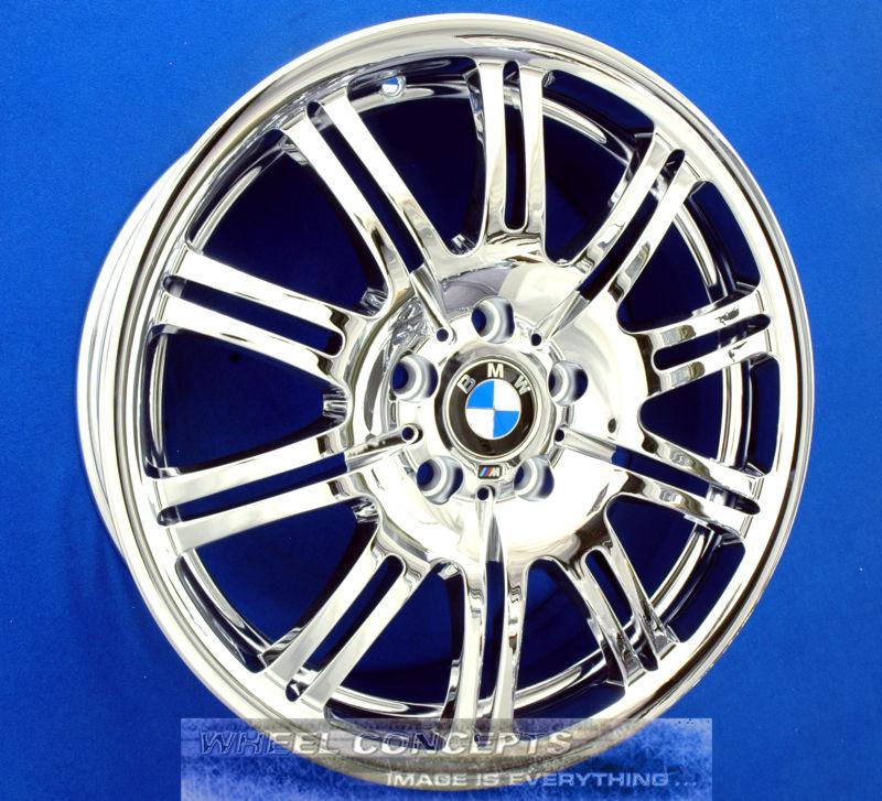 Bmw m3 e46 19 inch m-sport chrome wheels m 3 rims e 46 style #67 forged 19"