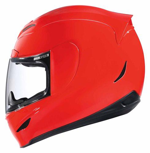 New icon airmada gloss full-face adult helmet, red, 2xl/xxl