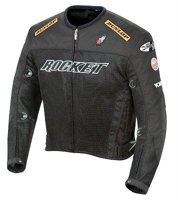 Joe rocket mens ufo 2.0 textile motorcycle jacket black/black/black xxxxl 4xl