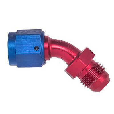 Aeroquip fbm3151 fitting coupler 45 deg -12 an female to -12 an male red ea