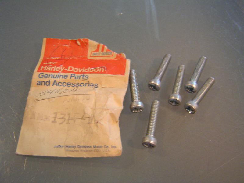 Harley davidson 1/4"-20x1 1/4" knurled socket head grade 8 steel p/n 3482a