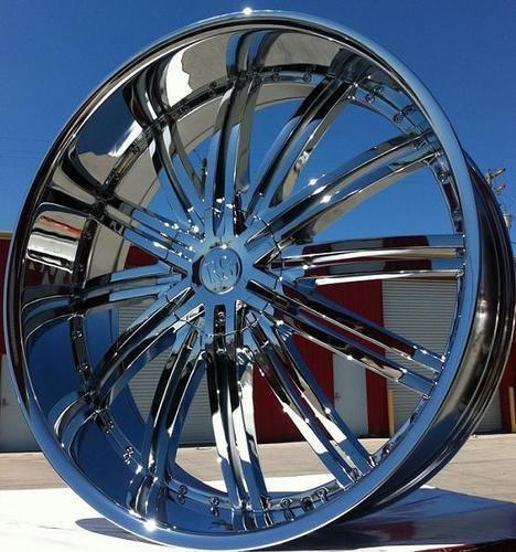 24 inch wheels & tires rsw99 chrome tahoe 2007 2008 2009 2010 2011 2012