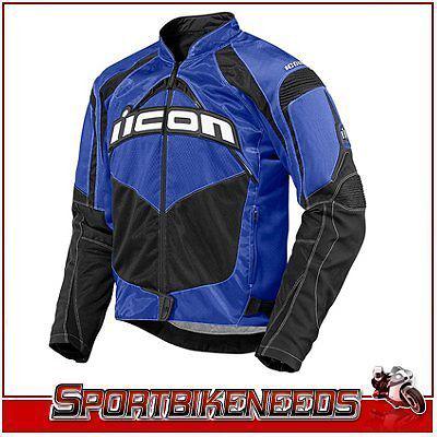 Icon contra blue black textile jacket new  xxl 2xl