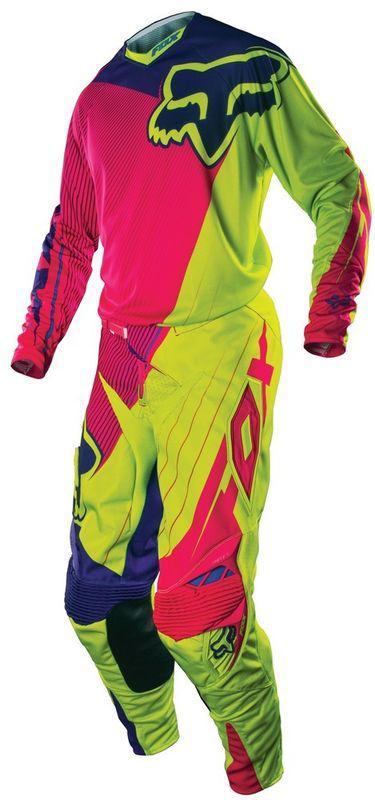 Fox 360 flight green kit pant & jersey combo dirtbike atv 2013 racing gear