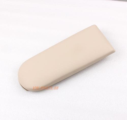 Beige leather center armrest cover lid for vw golf jetta mk4 passat bora beetle