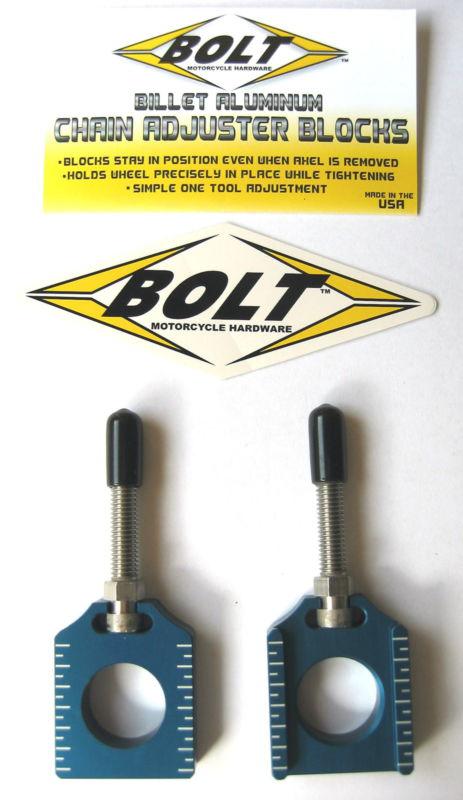 Bolt chain adjusters axle blocks yamaha yz wr 125 250 450 02 03 06 07 13 yzf 08