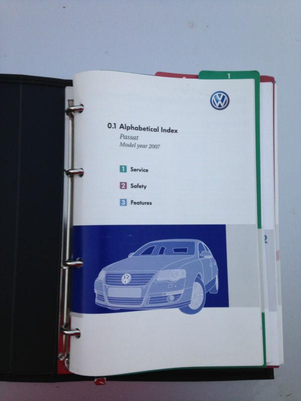 Volkswagen vw passat b6 2007 sedan owners manual binder