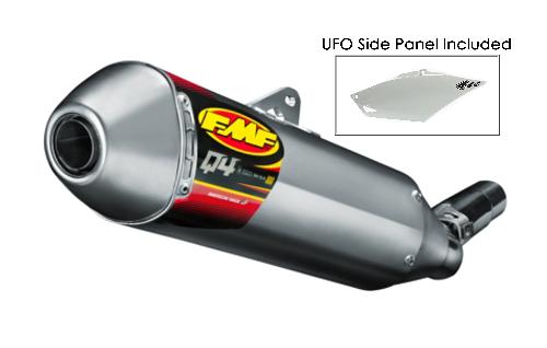 Fmf full exhaust aluminium q4 spark arrestor for 91-09 honda trx250x/trx300 x/ex