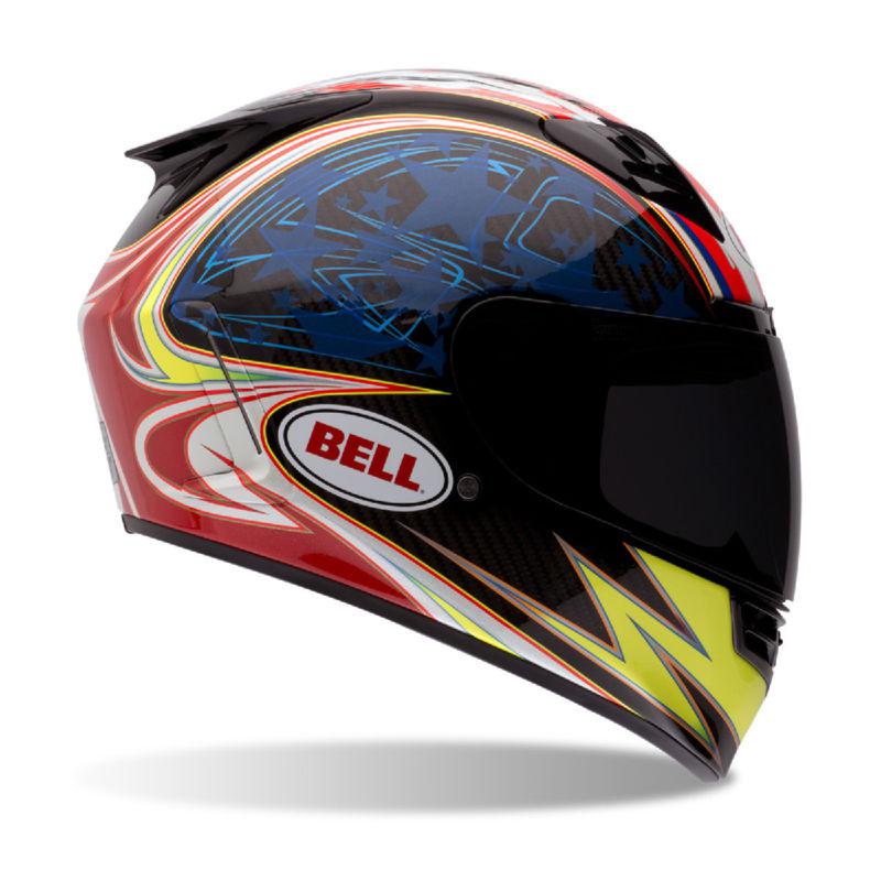 Bell star carbon airtrix laguna xs-2xl black red motorcycle helmet new