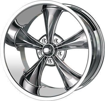 20x8.5 & 18x8 ridler 695 5x4.5 staggered challenger duster chrome wheels rims