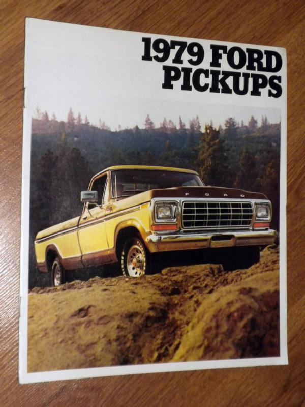 1979 ford truck pickup f100 250 350 ranger custom 4x4 sales literature brochure 