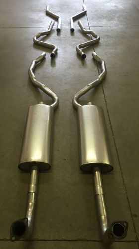 1957 ford retractable hardtop dual exhaust system, aluminized
