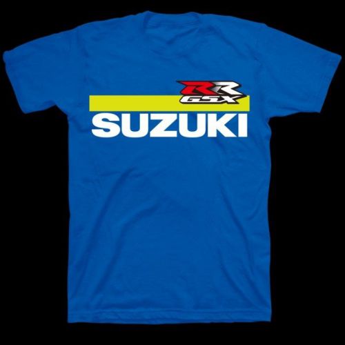 Suzuki gsx-rr motogp t-shirt in blue - size medium - brand new