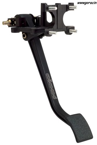 Wilwood swing mount aluminum brake pedal assembly,6.25 to 1 ratio,uses 2 mc  f2