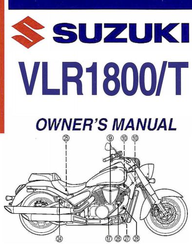 2008 suzuki vlr1800/t c109r boulevard motorcycle owners manual -c109r blvd