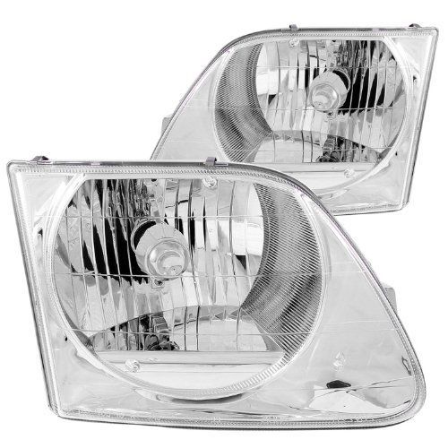 Anzousa anzo usa 111030 ford f-150 crystal chrome headlight assembly - (sold in