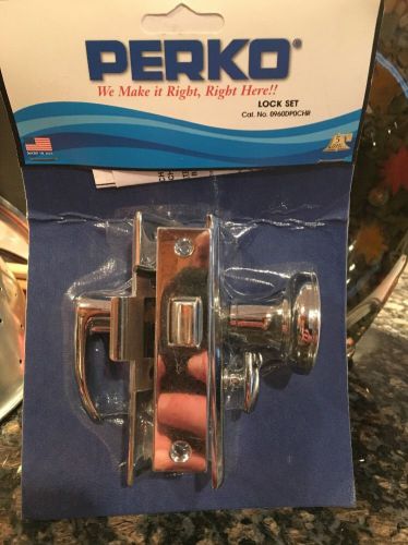 Perko boat door handle and lock