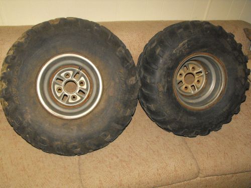 94 - 04 yamaha bear tracker 250 rear wheels rims tires