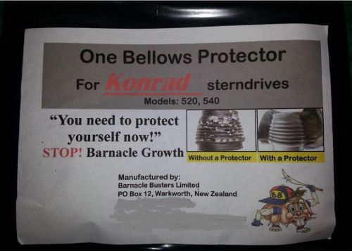 Bellow protectors for konrad sterndrives - stop barnacle damage on bellows