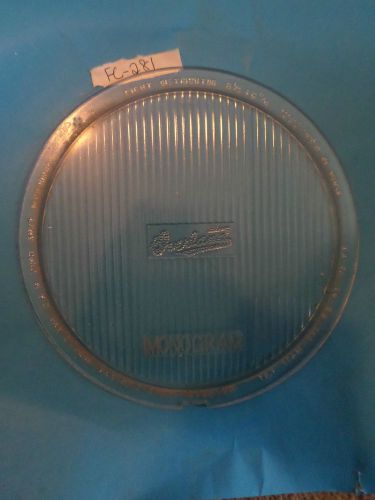 Lqqk vintage 1920&#039;s 1930&#039;s &amp; earlier monogram headlight lens glass antique