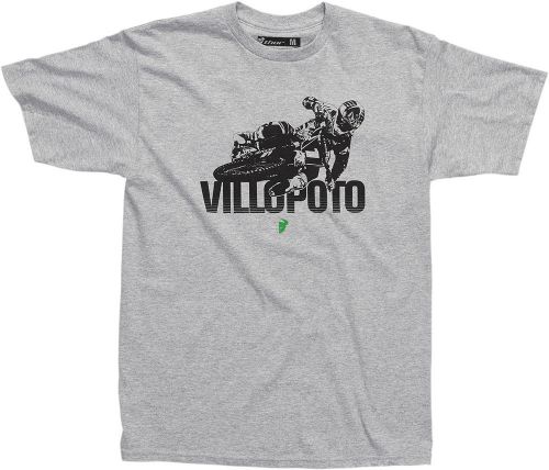 Thor villopoto short sleeve t-shirt heather gray sm