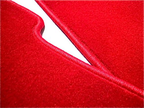 Red vel. floor mats for ferrari 308 gts