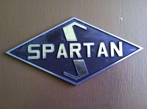 Spartan chassis logo emblem badge decal firetruck vintage