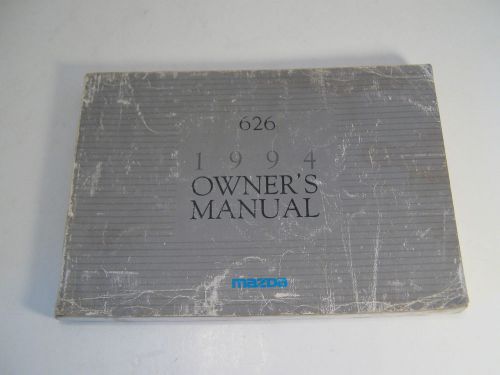 1994 mazda 626 owners manual